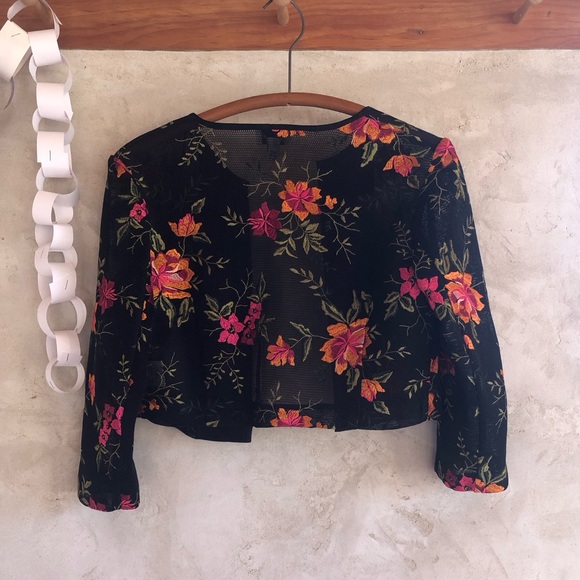 Cropped Mesh Jacket - Picture 6 of 8